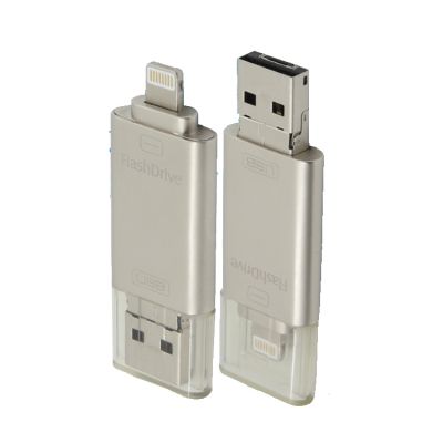 For iPhone OTG USB Flash Drives 64G 32G 16G Capacity Expansion For iPhone ipadAir Mac Pendrive