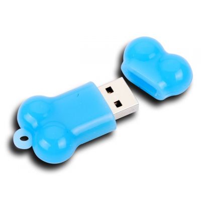 Bone Shape Keychain USB Memorial 128GB Flash Drive