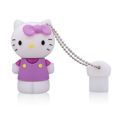 Promotional Kids Gift USB Pen Drive Hello Kitty for Christmas