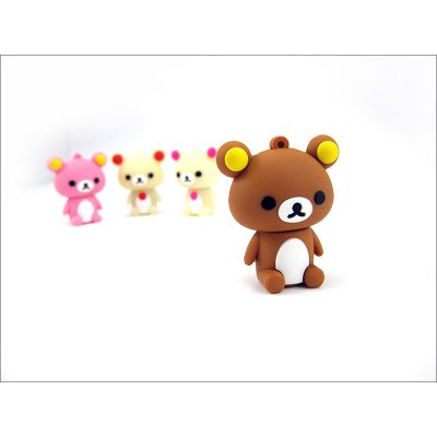 Soft PVC Lovely Bear 2GB USB Flash Drive Memory Stick  