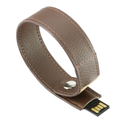 UDP Chip Waterproof 16GB Bracelet Leather USB Flash Drive 