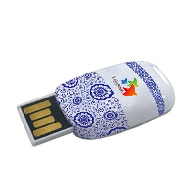 Waterproof China Blue and White Porcelain 16GB USB Flash Drive 