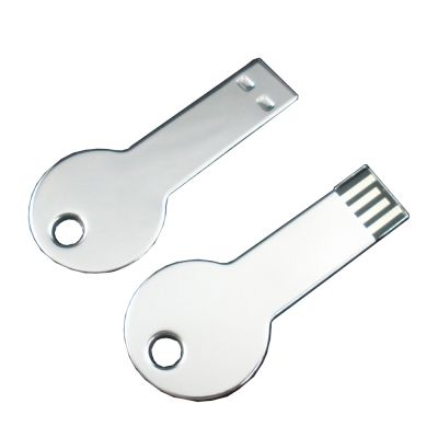 Metal Round Key Shape 8GB USB Pendrives Flash Drive