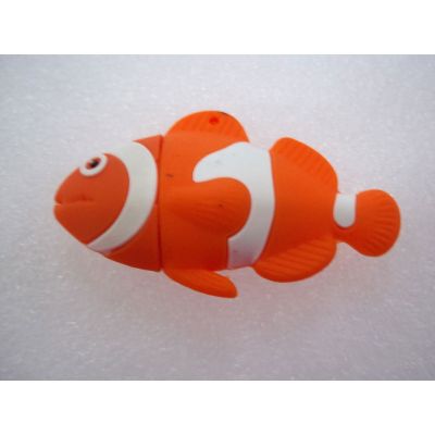 Wholesale PVC Best Gift Clown Goldfish Custom USB Flash Drive 