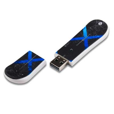 Soft PVC Skateboard USB Flash Memory Stick 4GB Pen Drive 