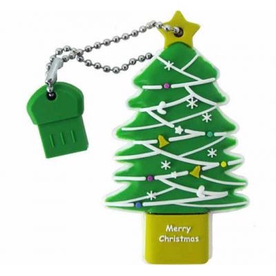 Christmas Tree USB 2.0 Pen Drive for X-Mas Gift