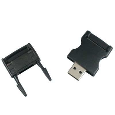 Black Buckle 32GB USB Flash Drive Memory Stick OEM LOGO