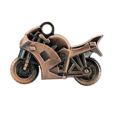 Copper Motorcycle USB Flash Memory Stick Thumb Drive 32GB