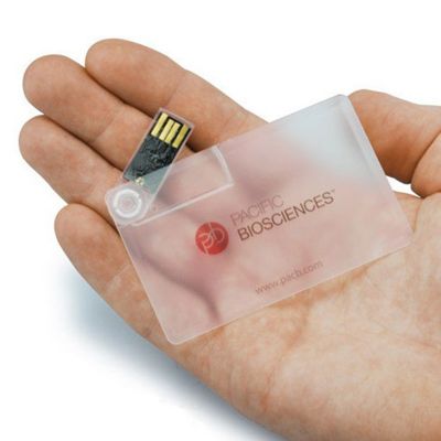 Transparent Bulk 8GB Credit Card USB 2.0 Flash Disk Pendrive