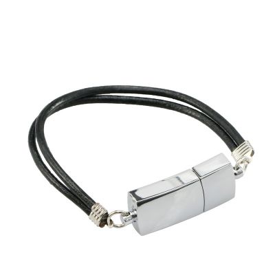 Metal Wrist USB Flash Drive Bracelet Memory Stick Laser Logo