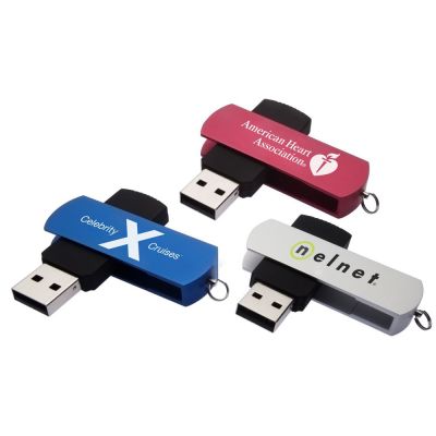 Metal Swivel USB Flash Disk 2GB Memory Stick Thumb Drive