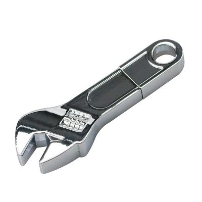 Metal Adjustable Wrench 8GB USB Flash Memory Stick Pen Drive