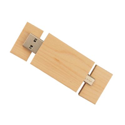 Custom LOGO 8GB Wood OTG Flash Drive Micro USB Stick