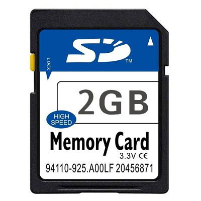 Made in Taiwan 2GB SD Memory Card for Car