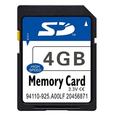 Wholesale 4GB SD SDHC Memory Card For AR DVR Register