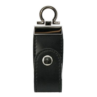 OEM Black Key Ring Leather USB Thumb Drive Memory Stick