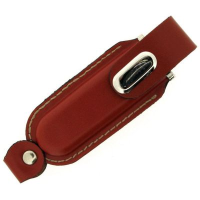 Customized Leather 2GB Real Capacity USB Paypal Pendrive Sales 