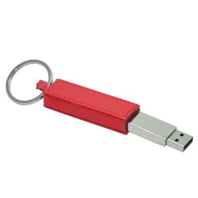 Push and Pull Flexible PU Leather 8GB USB Memory Stick 