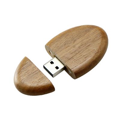 Eco Friendly Wood Oval USB Flash Drive Memory Stick Pendrive