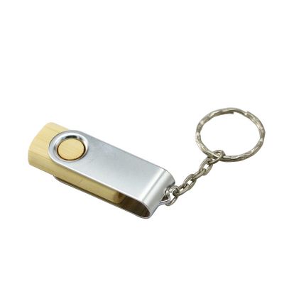 Keychain Wood Swivel Large USB Flash Drive Memory Stick 16GB