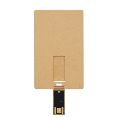 32GB Custom Credit Card Flash Drives Rectangular Degradable Card USB