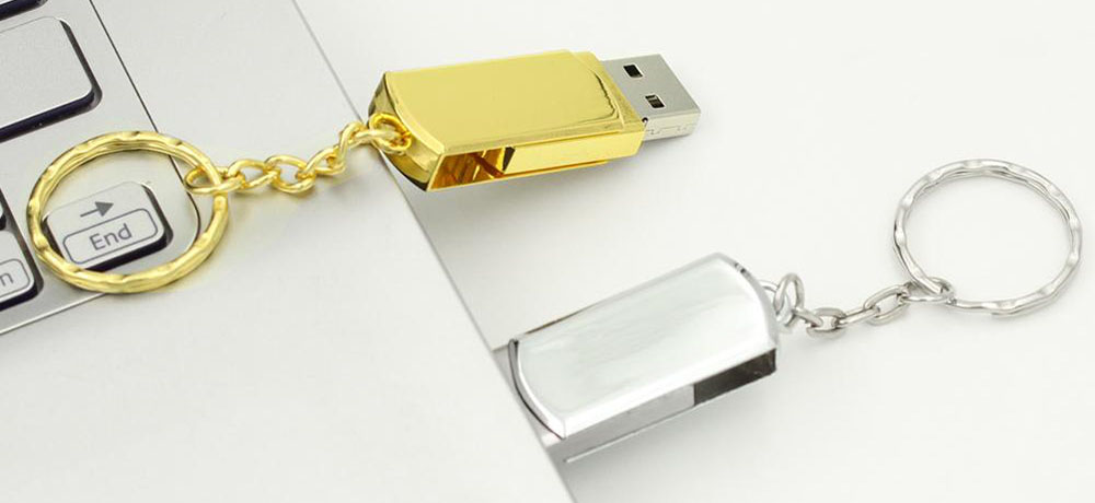 metal swivel usb pen drive