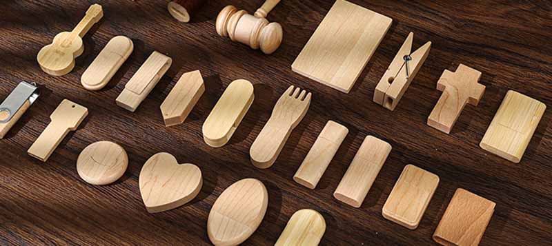 wooden usb flash memory