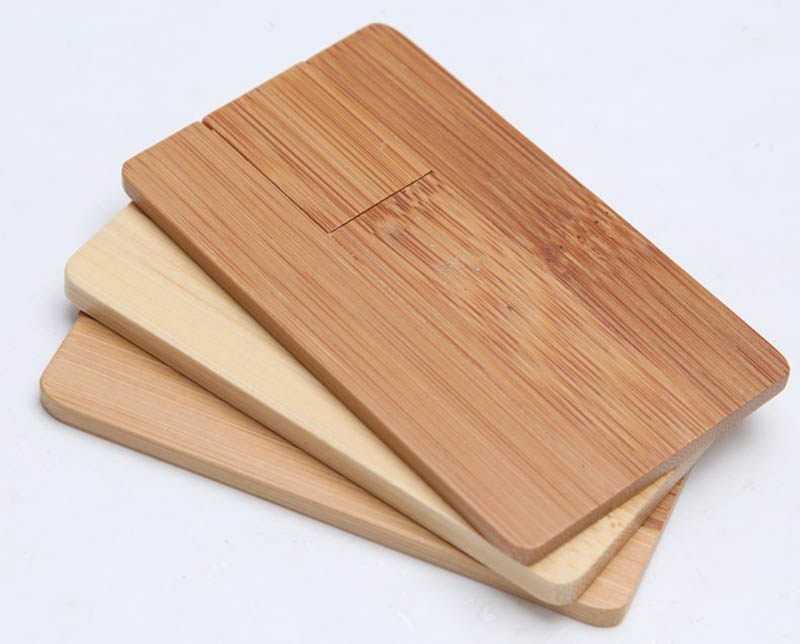 wood bank card usb flash drive