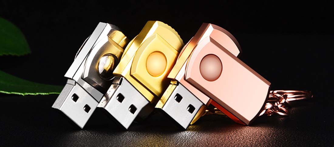 Metal Swivel USB Flash Drive