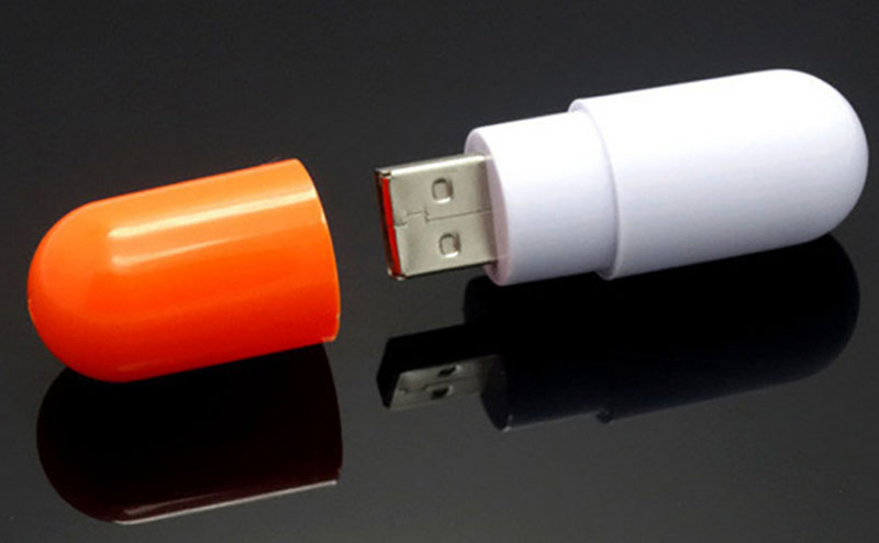 capsule usb flash drive