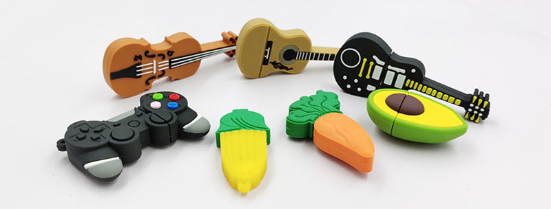 custom rubber usb sticks