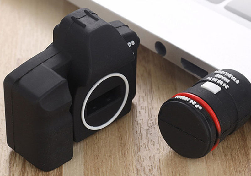 soft pvc camera usb memory sticks