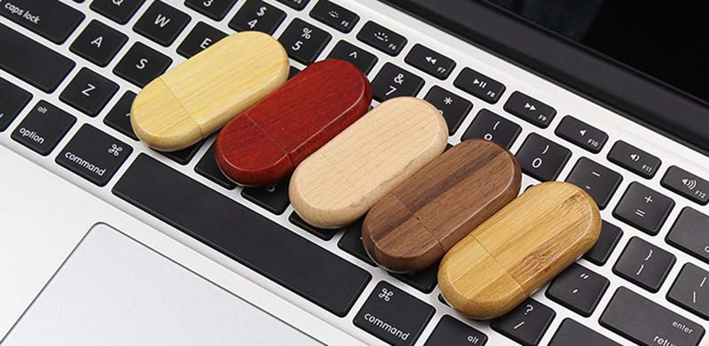 wooden usb flash stick