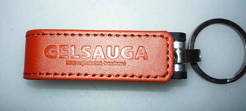 Embossed leather usb flash sticks