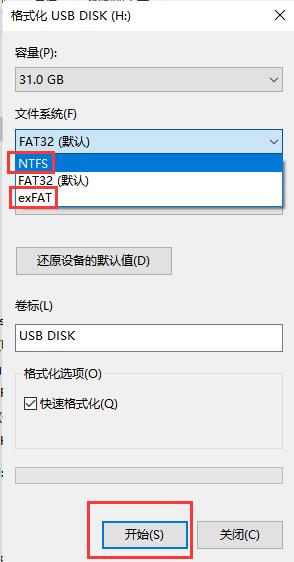 How to copy large files to USB pendrive