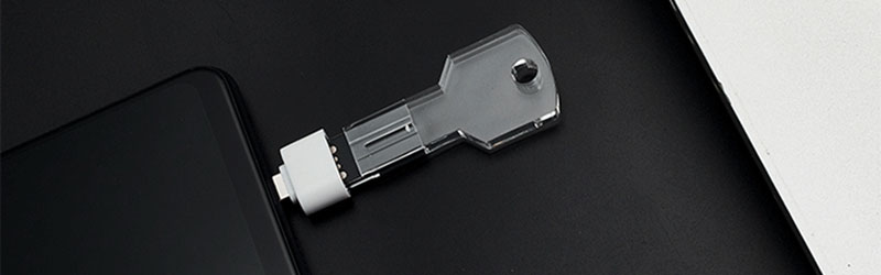 glowing logo key usb flash drive