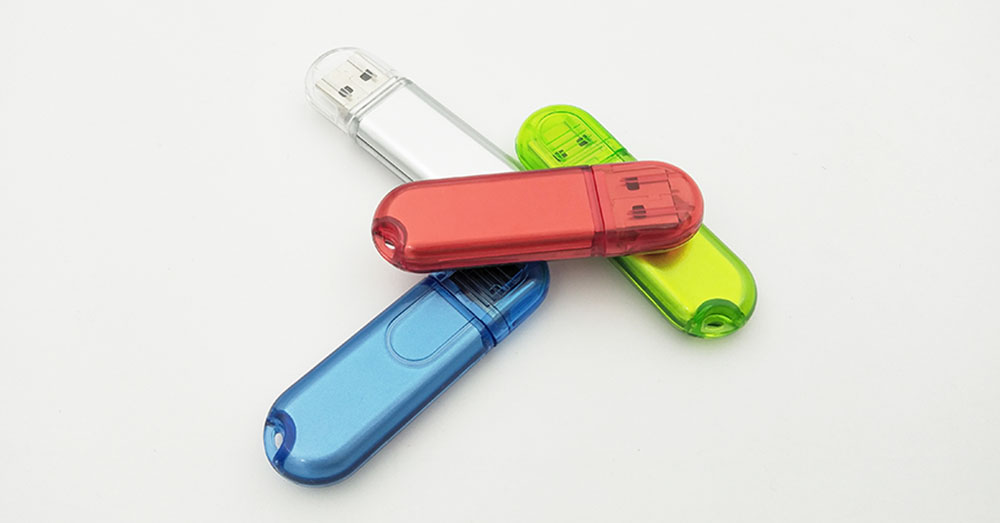 plastic personalized usb sticks