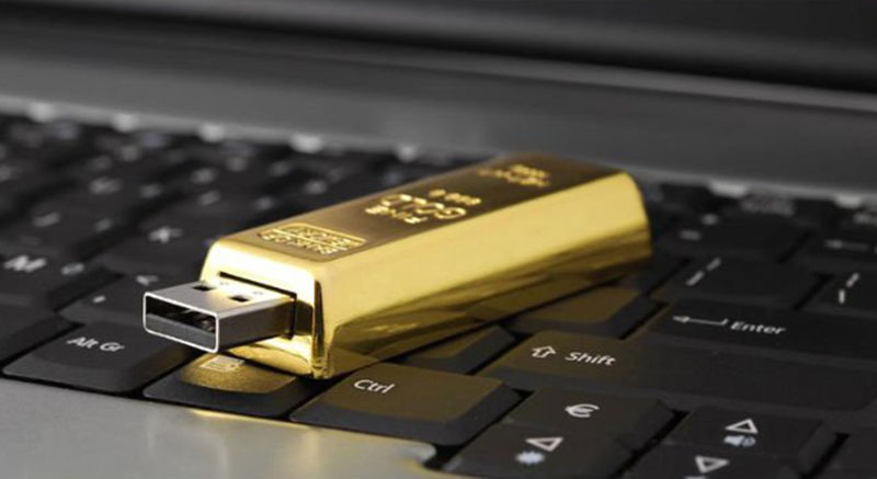 glod bar usb flash drive