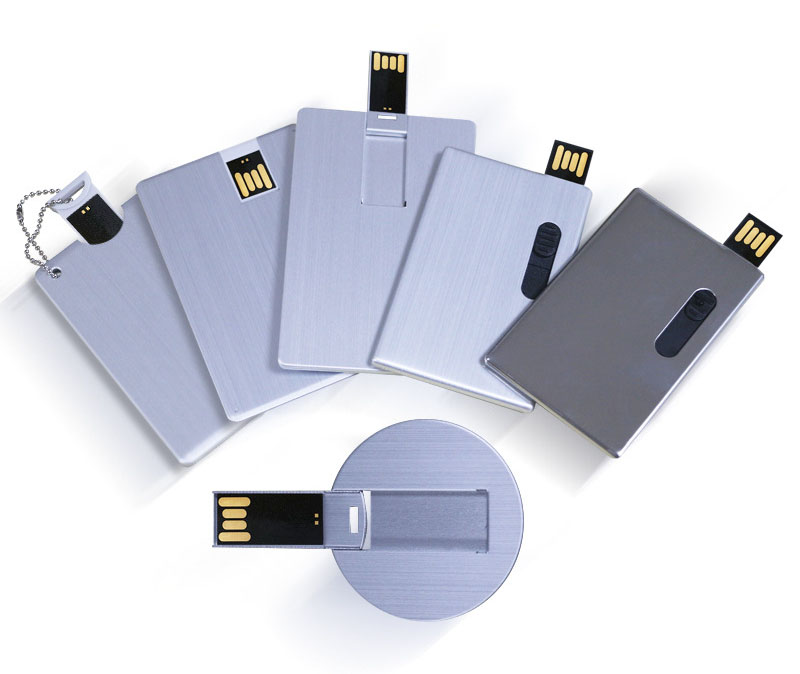 metal credit card usb flash thumb drive