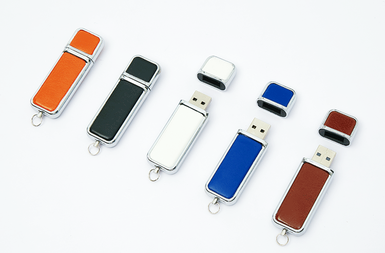 keychain leather usb flash drive