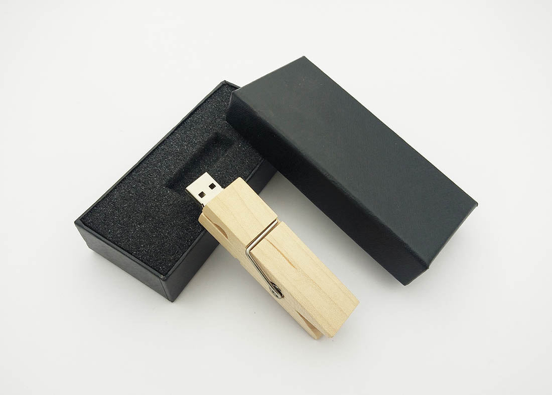 wood clip usb 3.0 stick