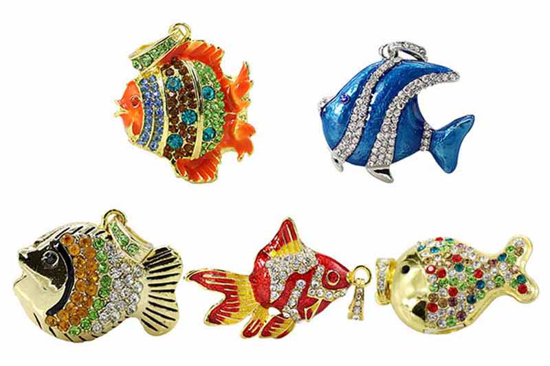 jewelry fish usb flash disk