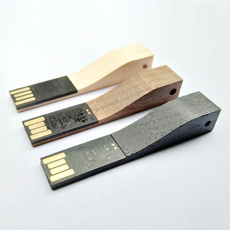 ebony wood usb flash disk