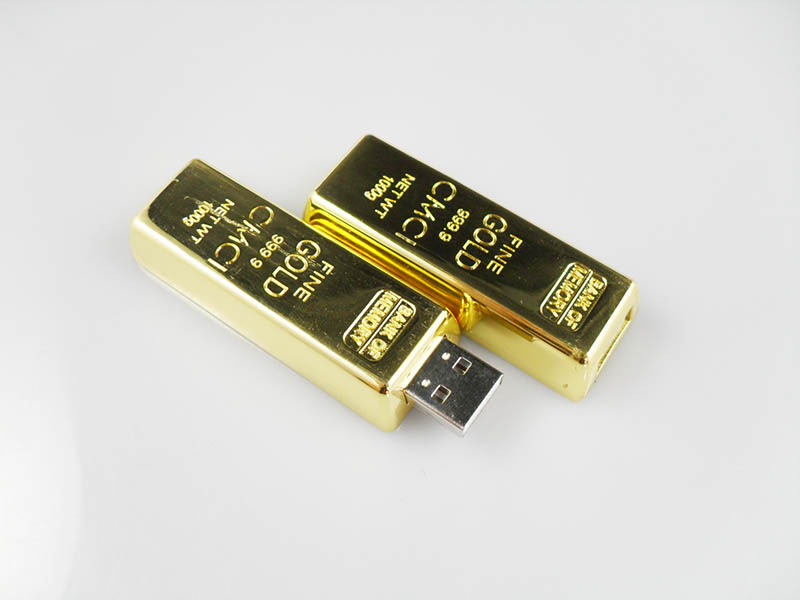 glod bar usb memory sticks