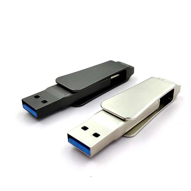 512GB Fastest USB C Flash Drive 3.1 Metal Swivel