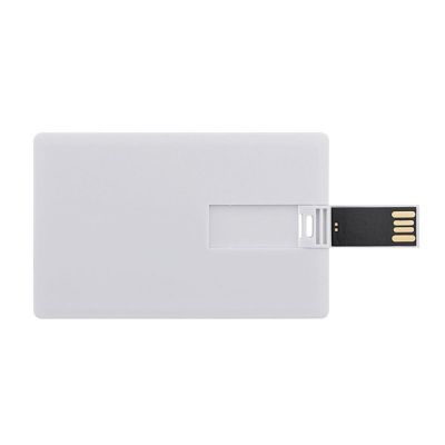 8GB Blank Card USB Thumb Drive Name Card Shape