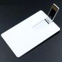 White Blank Credit Card USB Flash Drive Full Color Printing