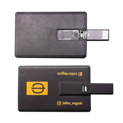 32GB Name Black Card USB Thumb Drive Customer Printing