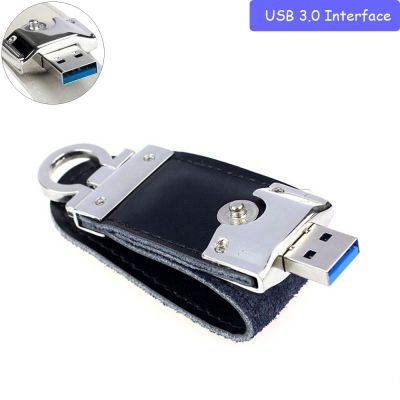 Wholesale Best 64GB USB 3.0 Memory Stick Black Leather