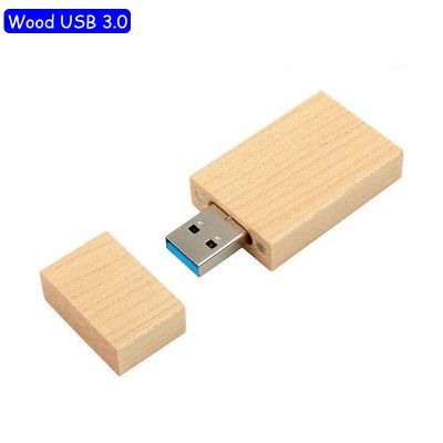 Maple Wooden Bulk 16GB USB 3.0 Flash Drives Laser Logo